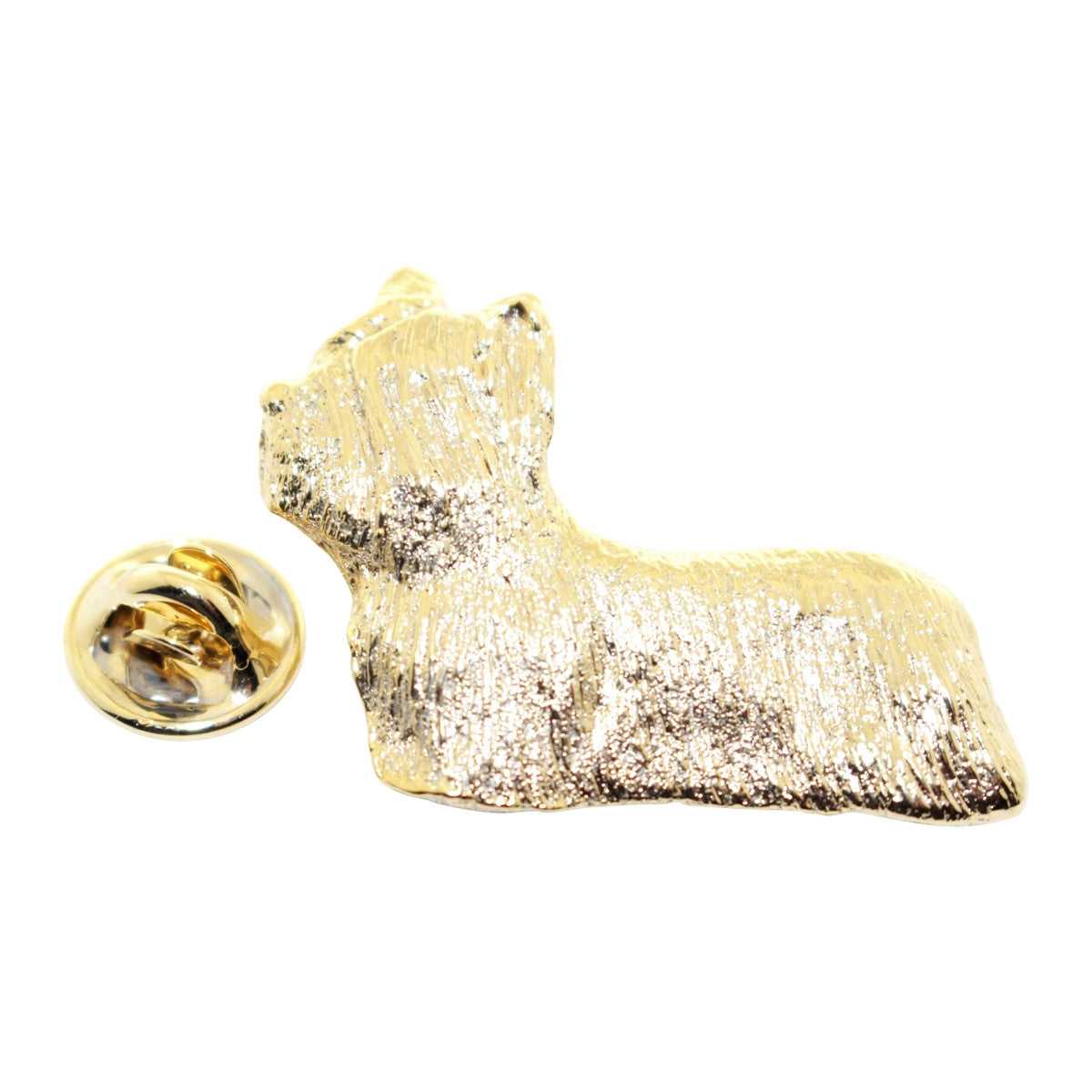 Skye Terrier Pin ~ 24K Gold ~ Lapel Pin ~ 24K Gold Lapel Pin ~ Sarah's Treats & Treasures